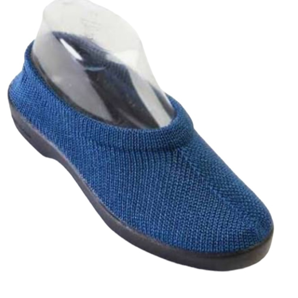 Arcopedico Blue Sec V Unisex Knit Vegan Flat Heel Supportive Shoes